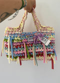BAROLO bag standard multicolore pastello con maniglie in lycra