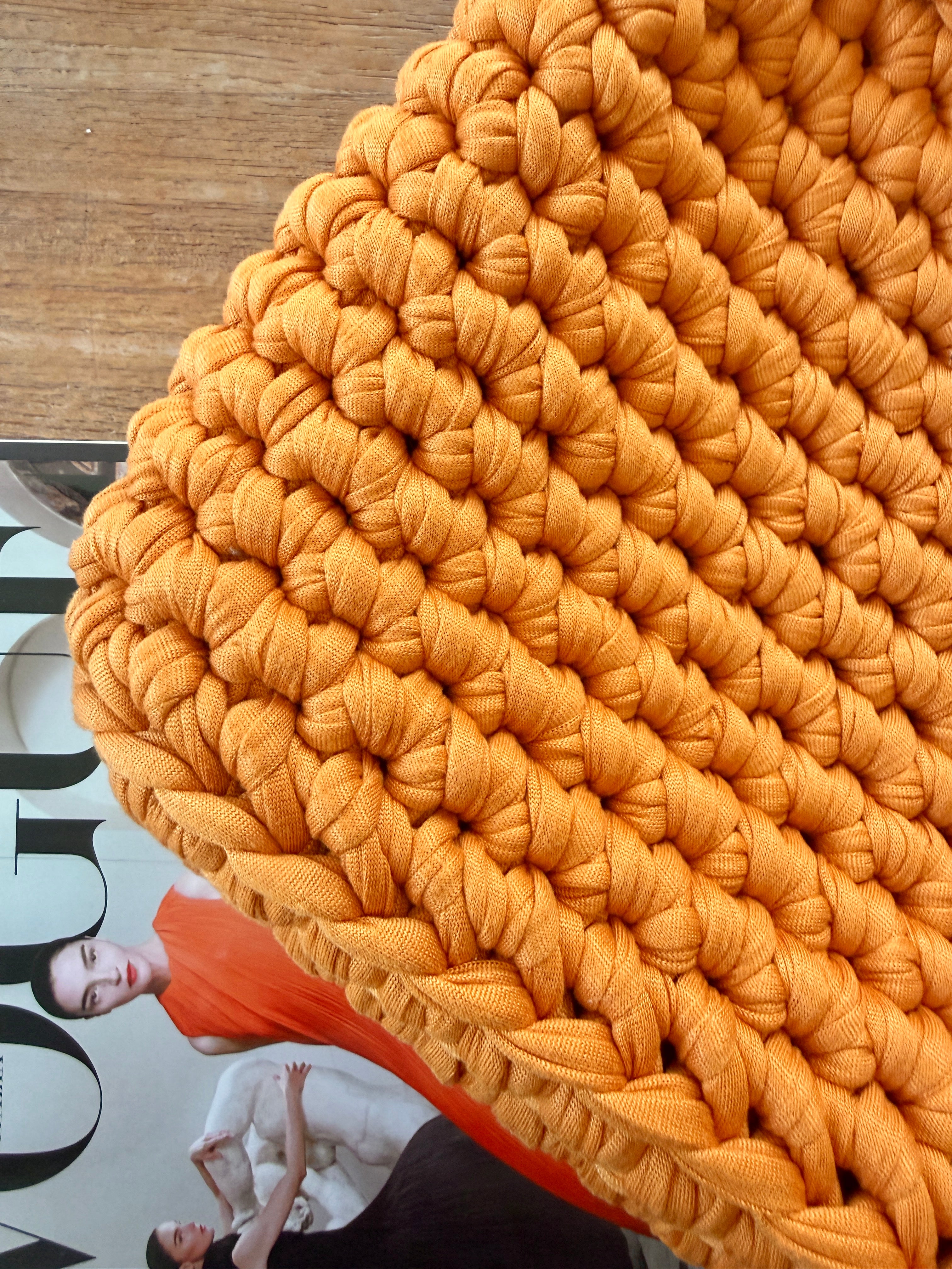 ALBA bag standard girasole con manici in bamboo