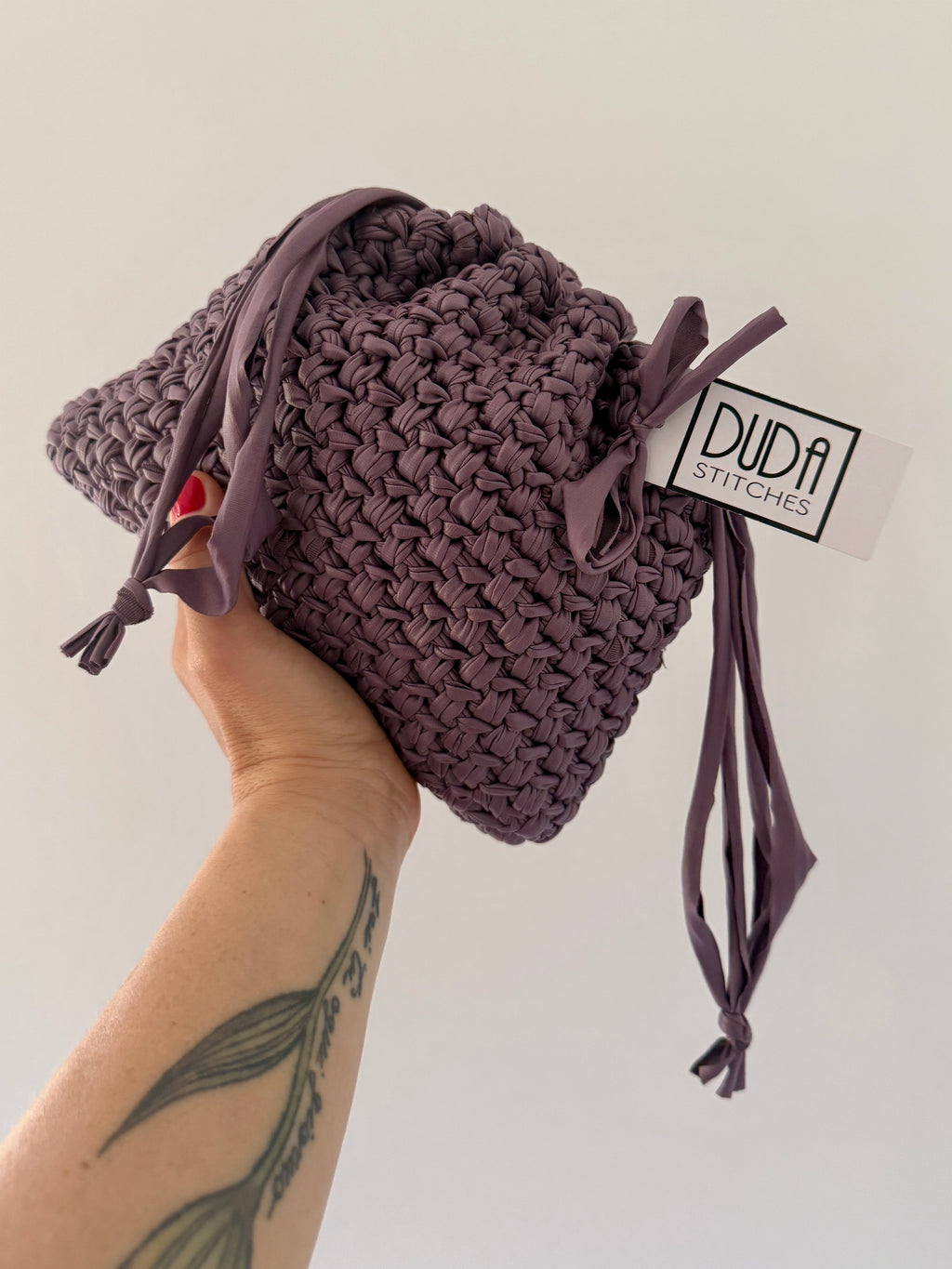 DUDINA bag standard in ecopelle lilla