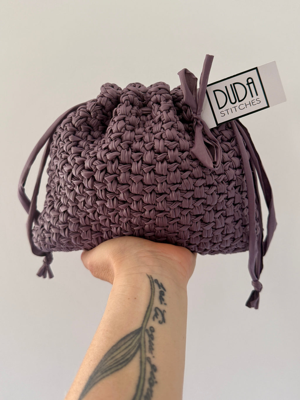 DUDINA bag standard in ecopelle lilla