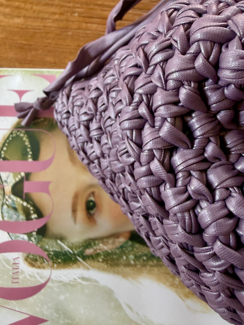 DUDINA bag standard in ecopelle lilla
