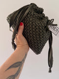 DUDINA bag standard in ecopelle verde militare