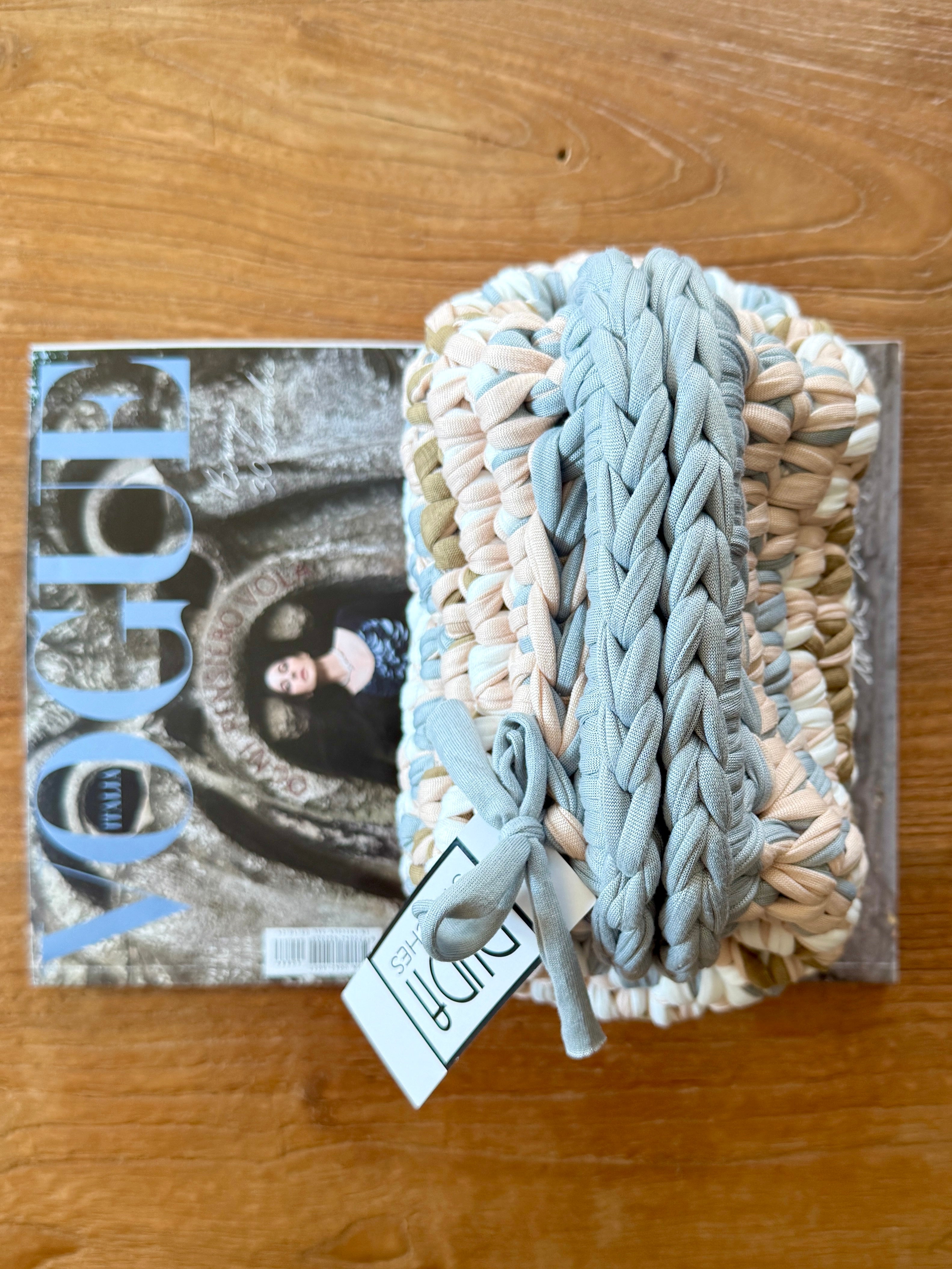 GIANDUIOTTA bag mini multicolore grigio//beige con manico