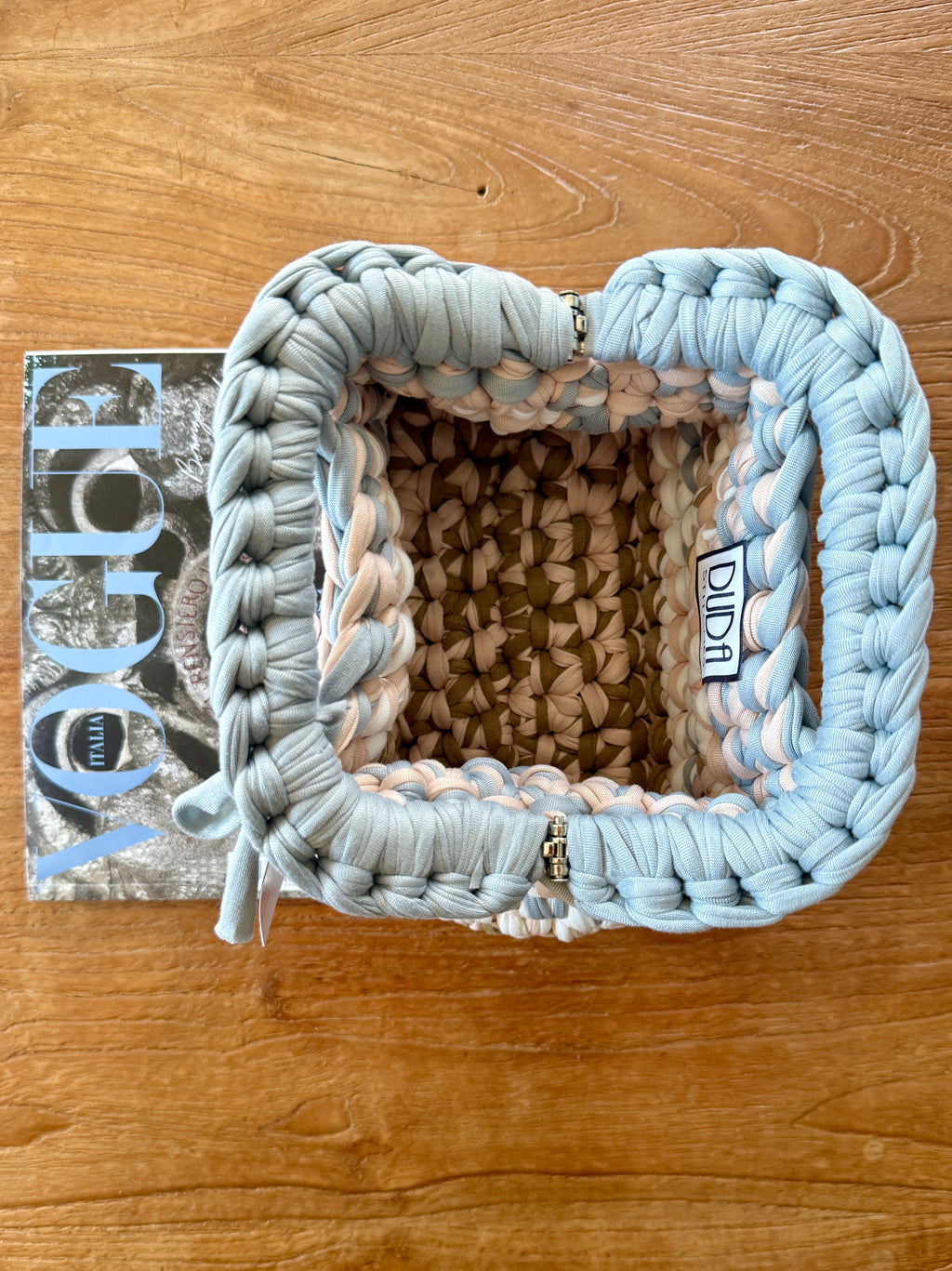 GIANDUIOTTA bag mini multicolore grigio//beige con manico