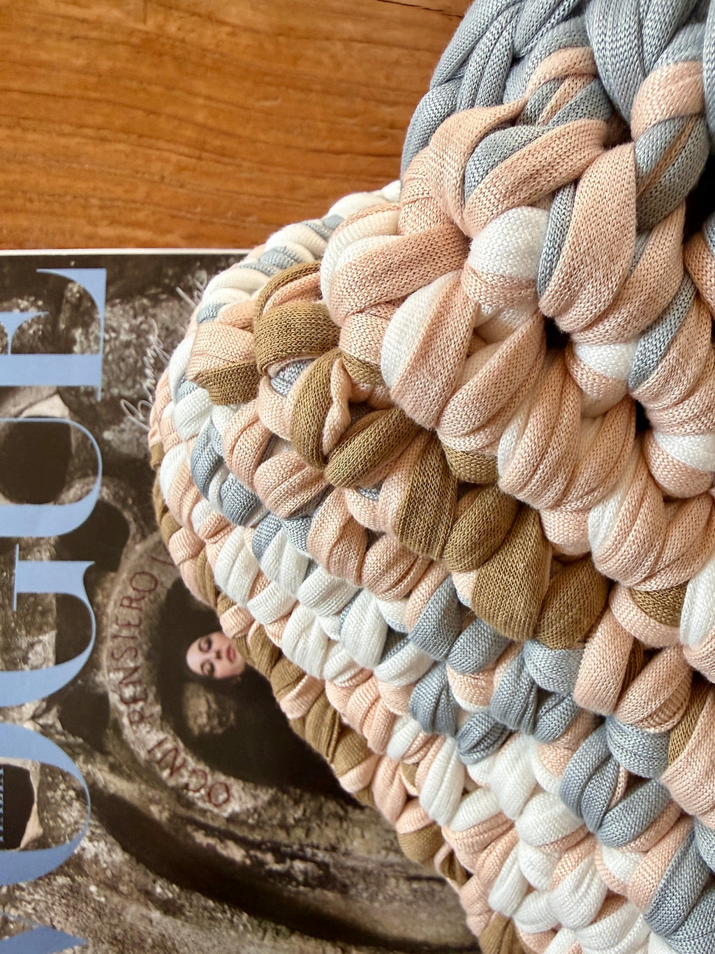 GIANDUIOTTA bag mini multicolore grigio//beige con manico
