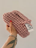 GIANDUIOTTA bag standard in cotone rosa con manico