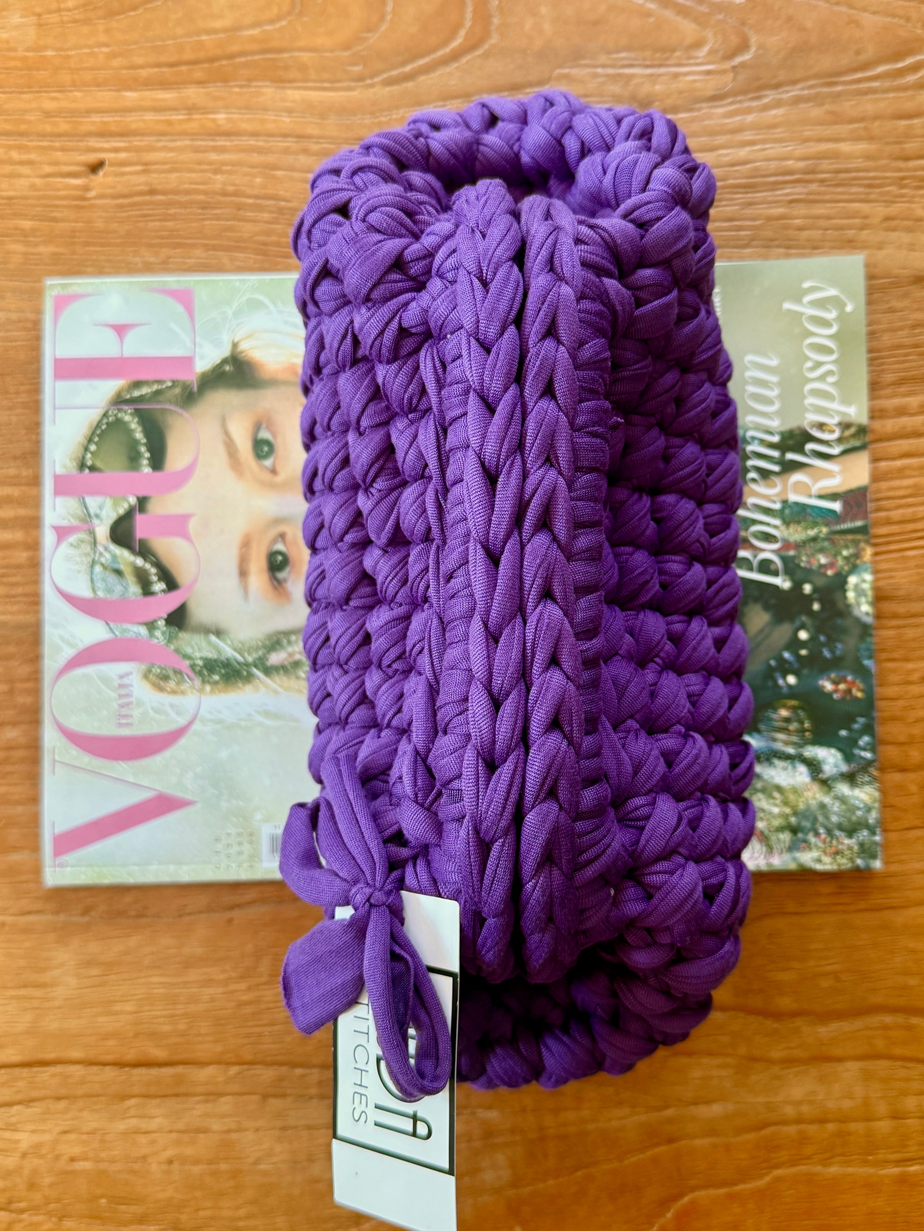 GIANDUIOTTA bag standard viola con manico