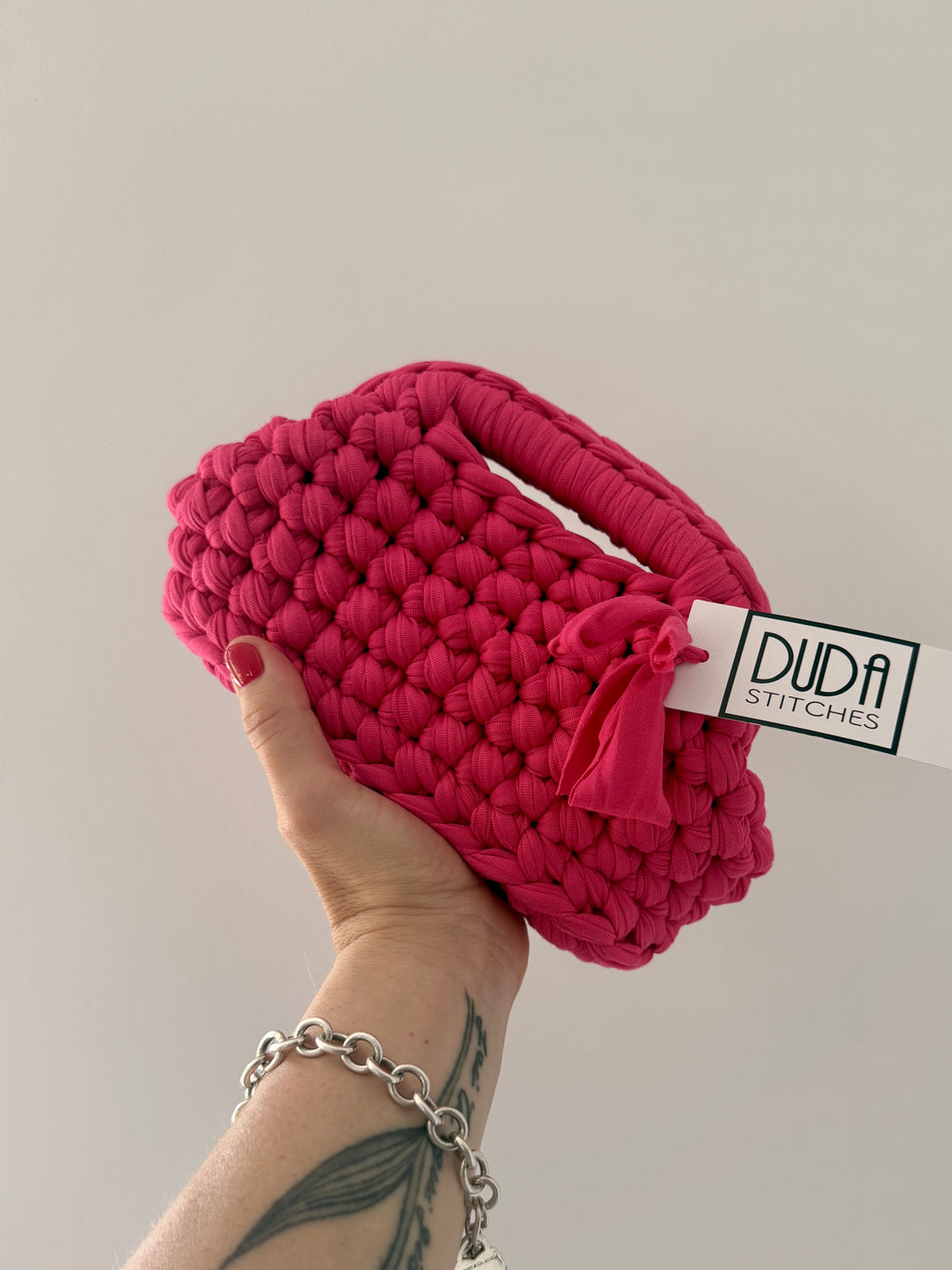 GIANDUIOTTA bag mini fucsia con manico