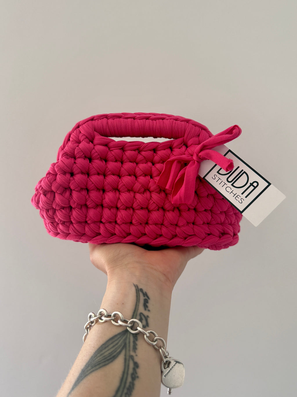 GIANDUIOTTA bag mini fucsia con manico