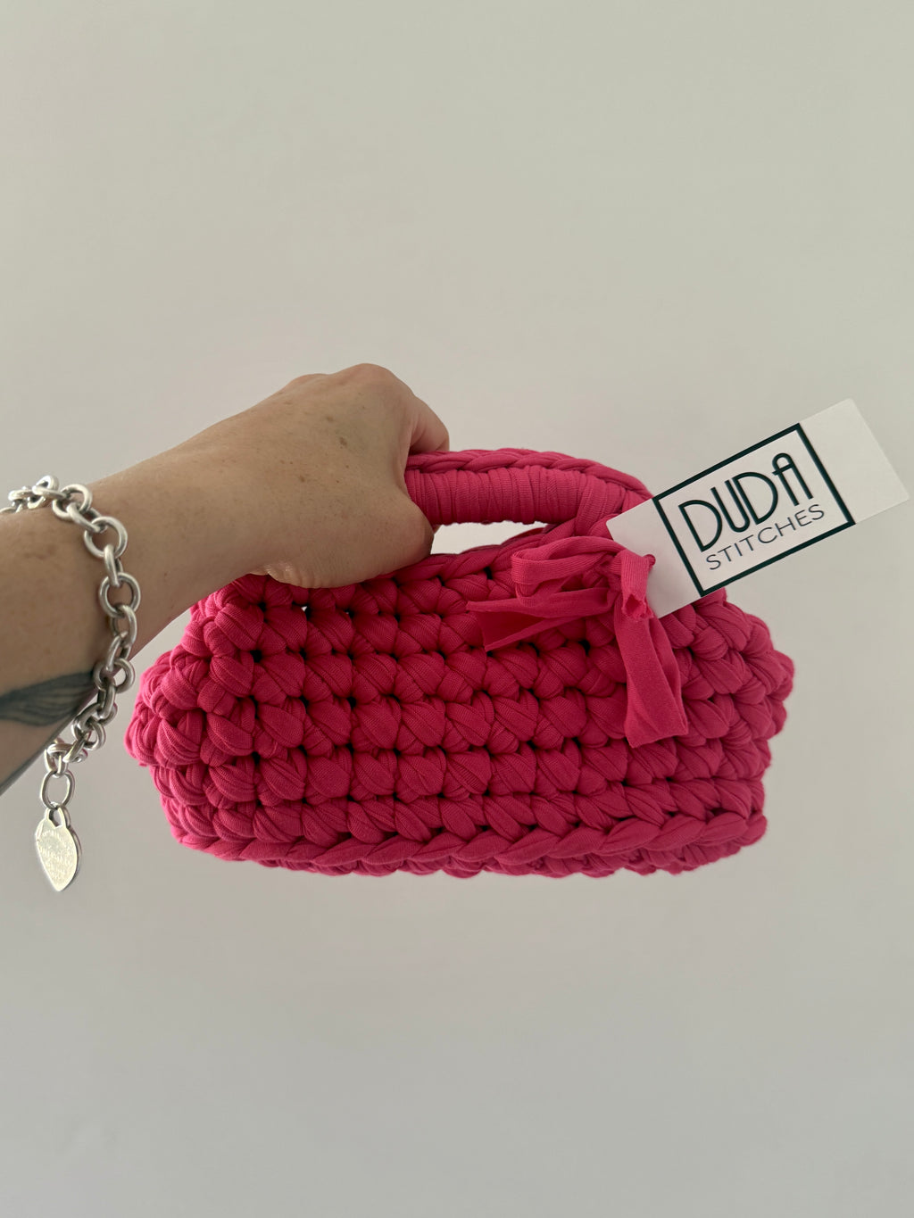 GIANDUIOTTA bag mini fucsia con manico