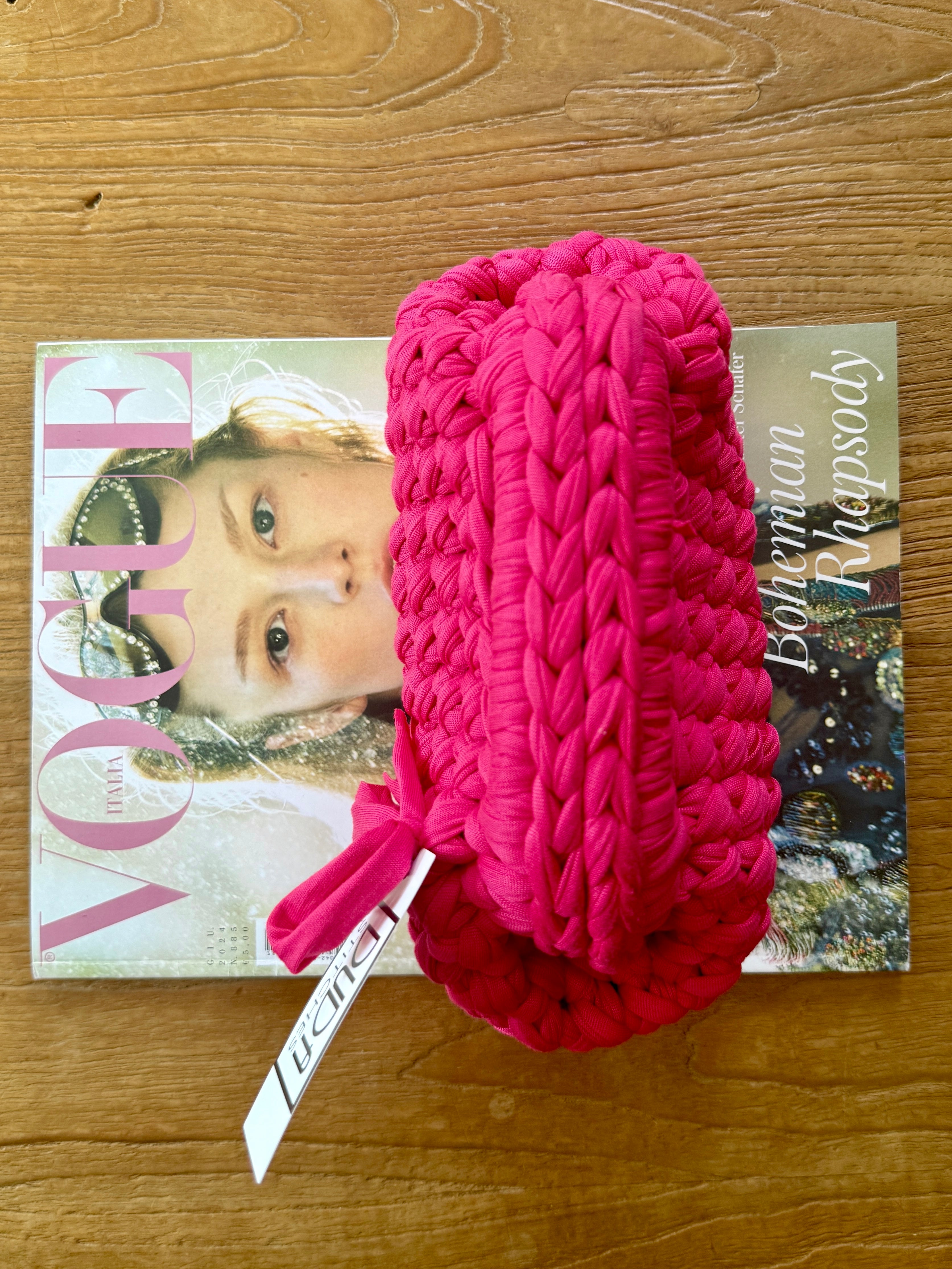 GIANDUIOTTA bag mini fucsia con manico