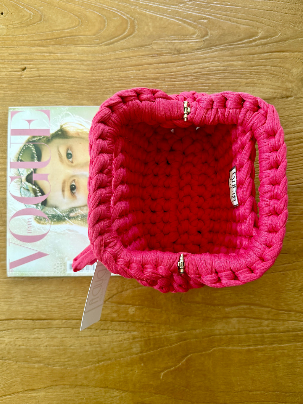 GIANDUIOTTA bag mini fucsia con manico