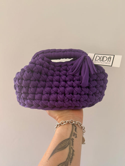 GIANDUIOTTA bag mini viola con manico