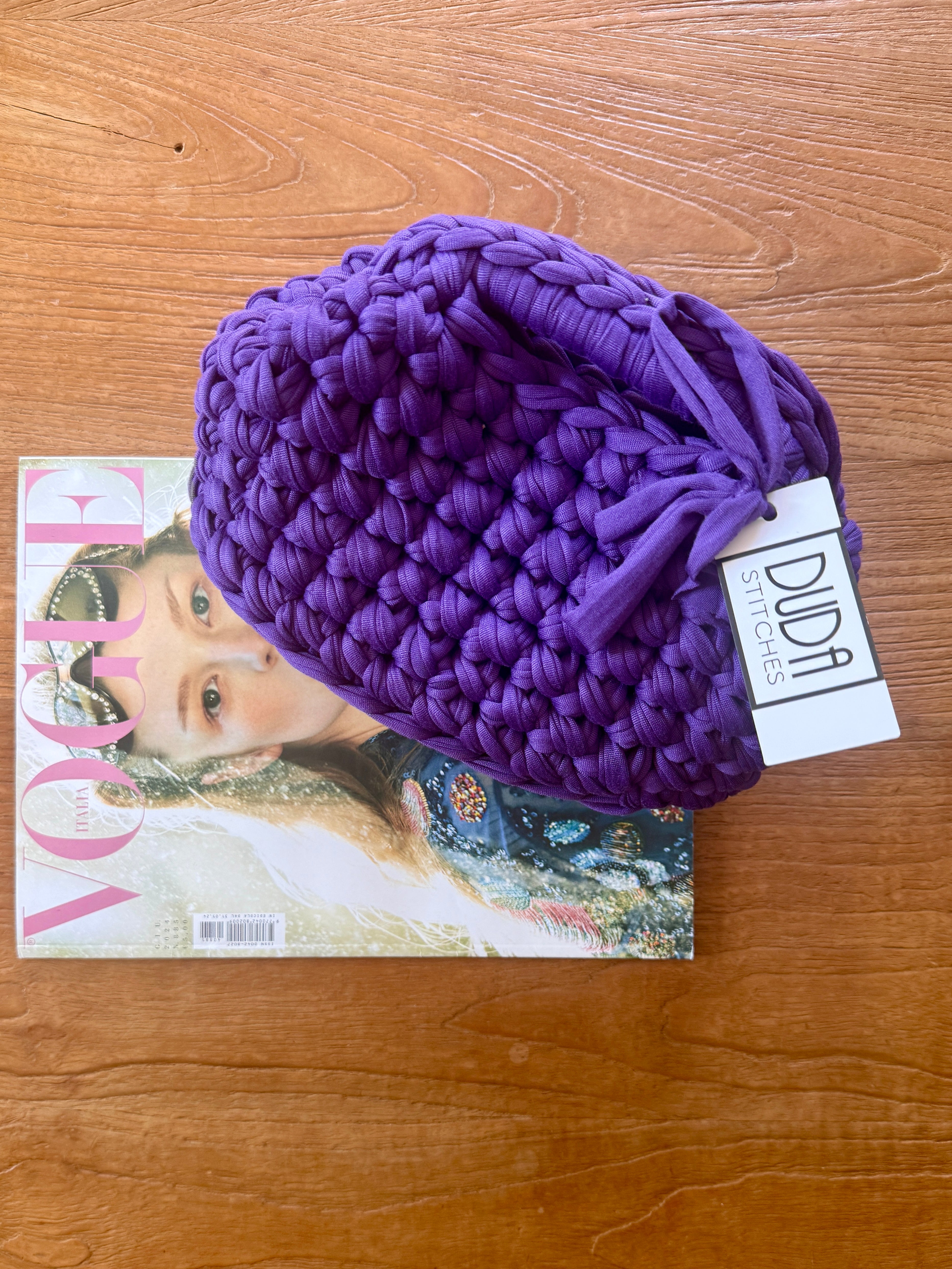 GIANDUIOTTA bag mini viola con manico