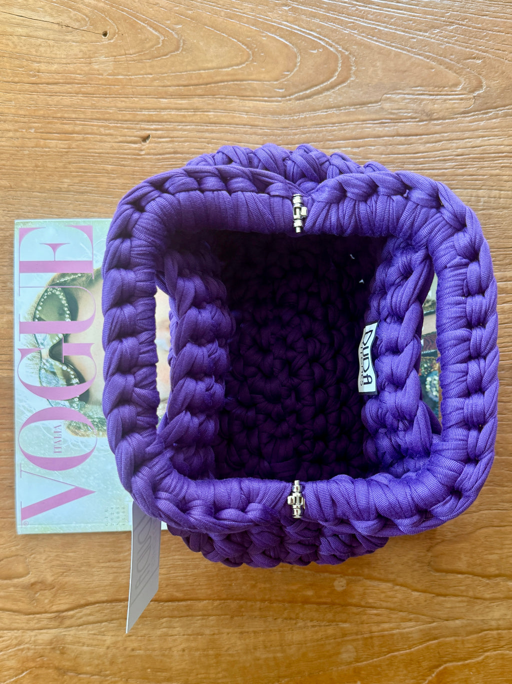 GIANDUIOTTA bag mini viola con manico