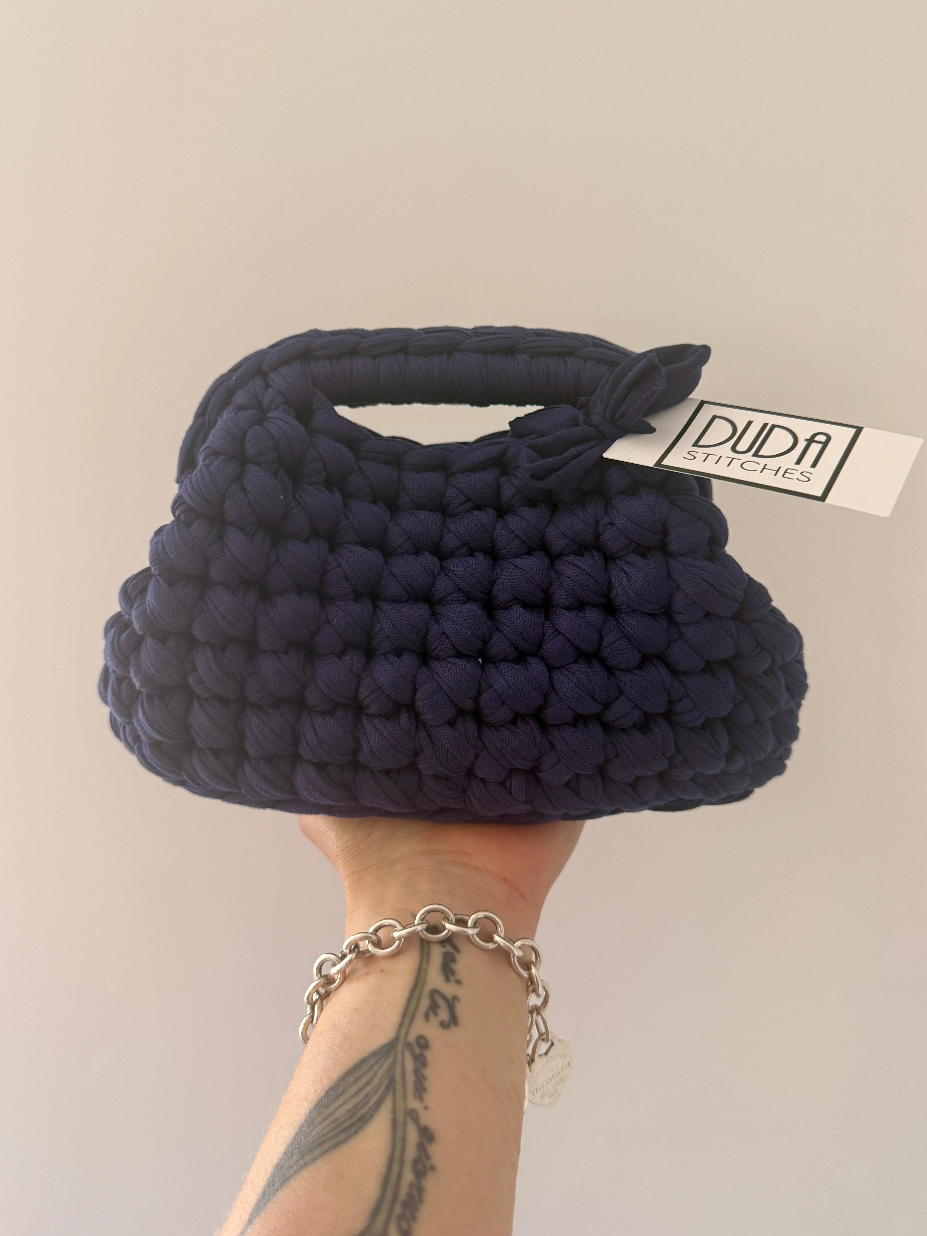 GIANDUIOTTA bag mini blu con manico