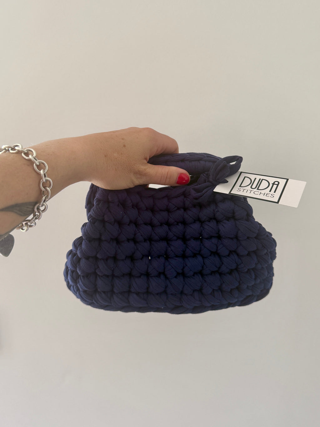 GIANDUIOTTA bag mini blu con manico