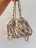 DUDINA bag standard "latte macchiato" con maniglia
