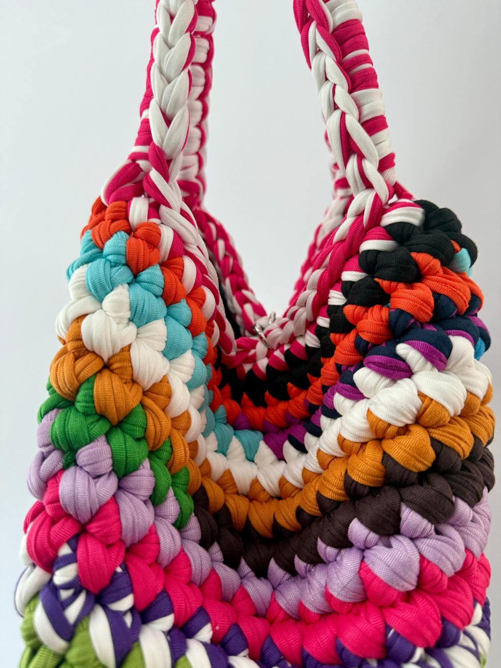 BAROLO bag large con maniglie in lycra RE-STITCHES 002