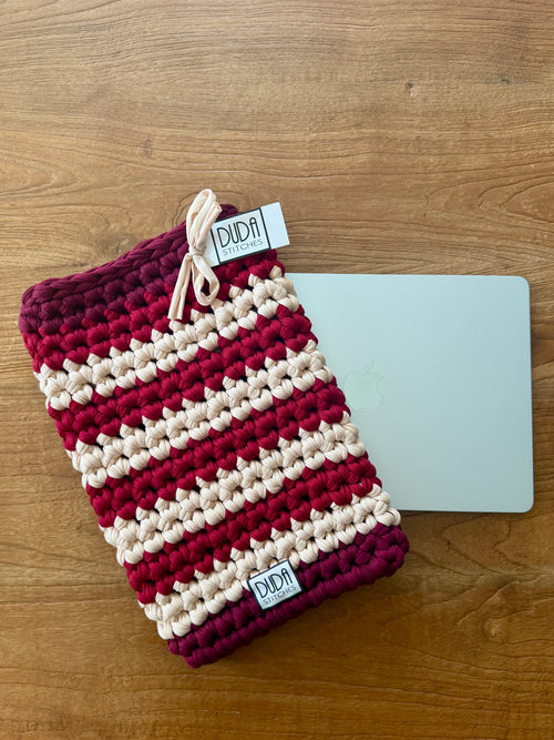 COVER panna//rosso per laptop 13 pollici