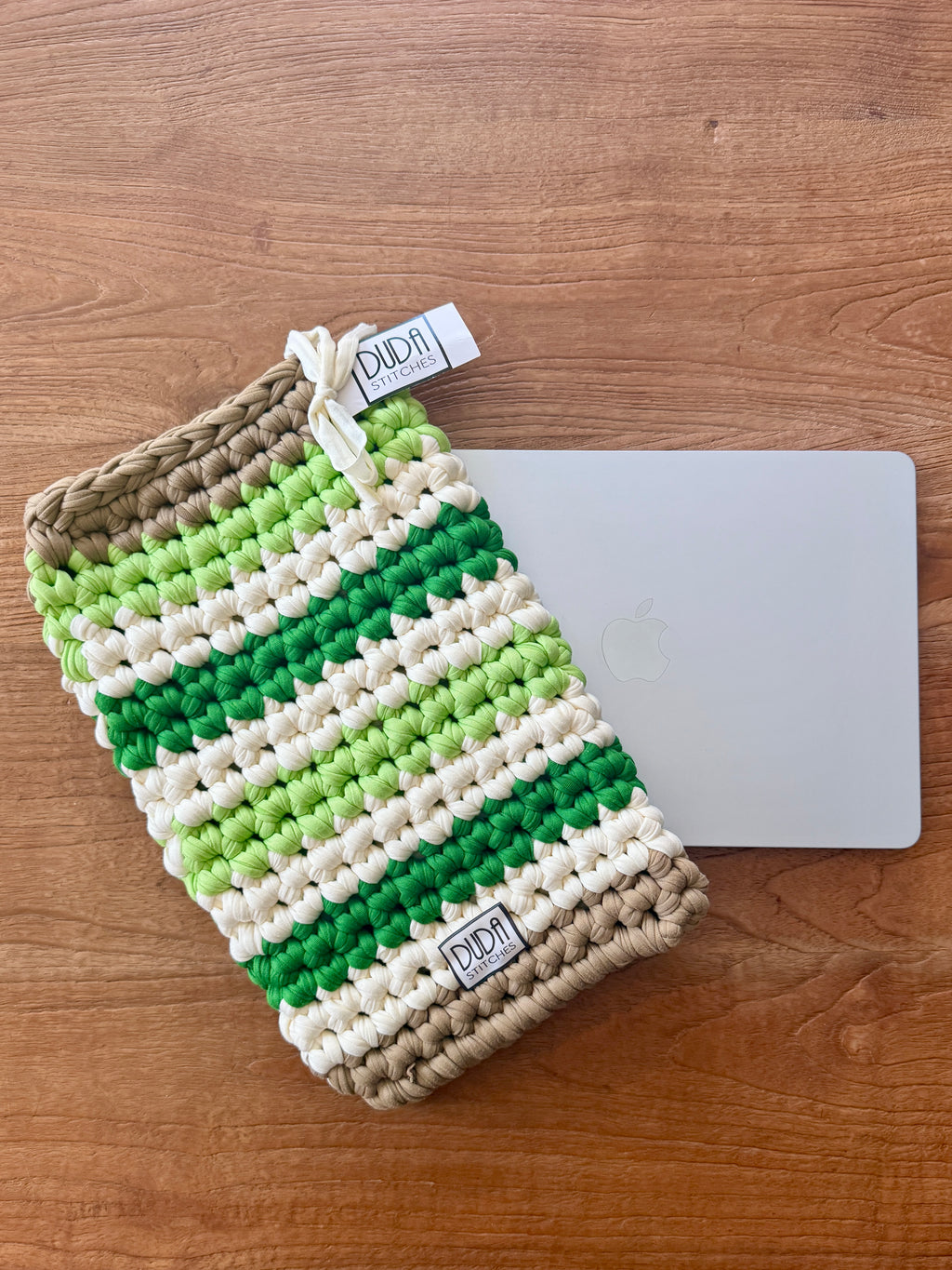 COVER panna//verde per laptop 13 pollici
