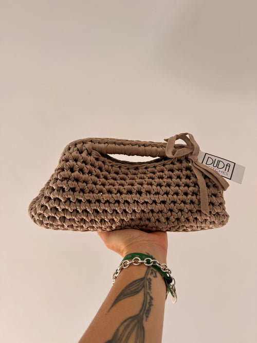 GIANDUIOTTA bag extralarge lycra Inda beige con manico