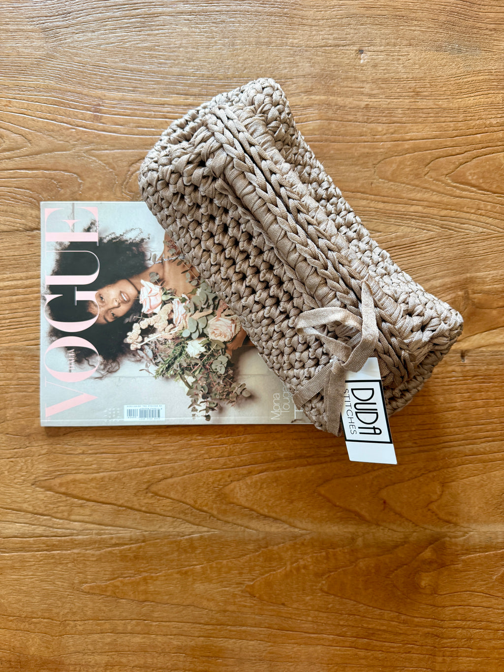 GIANDUIOTTA bag extralarge lycra Inda beige con manico