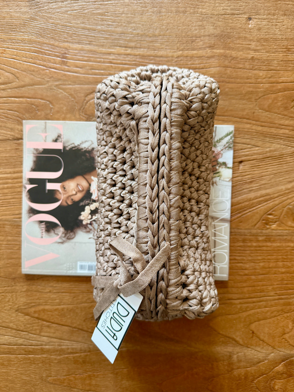 GIANDUIOTTA bag extralarge lycra Inda beige con manico
