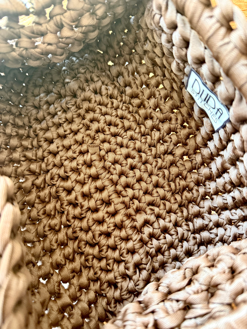 GIANDUIOTTA bag extralarge lycra Inda beige con manico