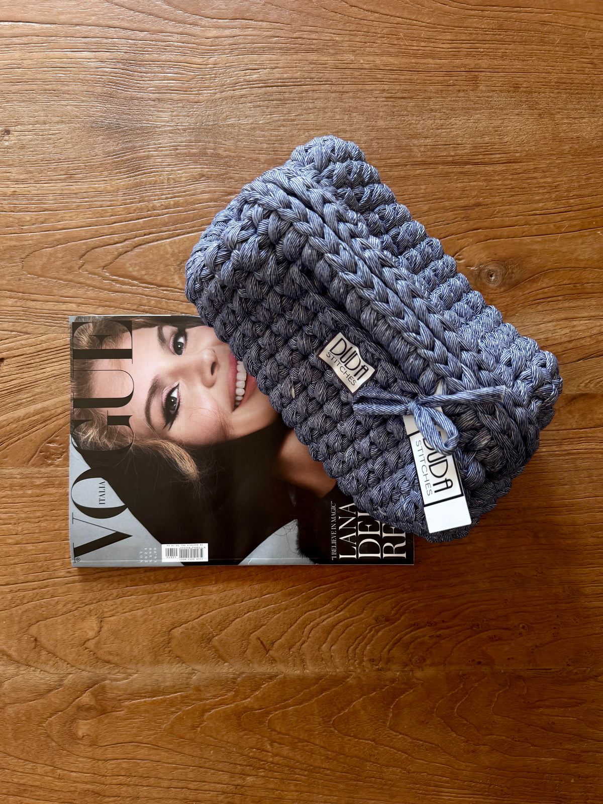 GIANDUIOTTA bag extralarge denim con manico